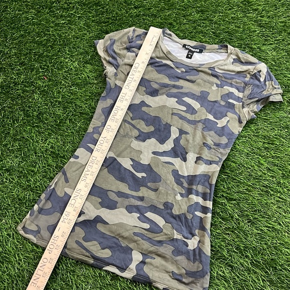 Express Stretchy soft T-shirt - Camo Print - Picture 4 of 5
